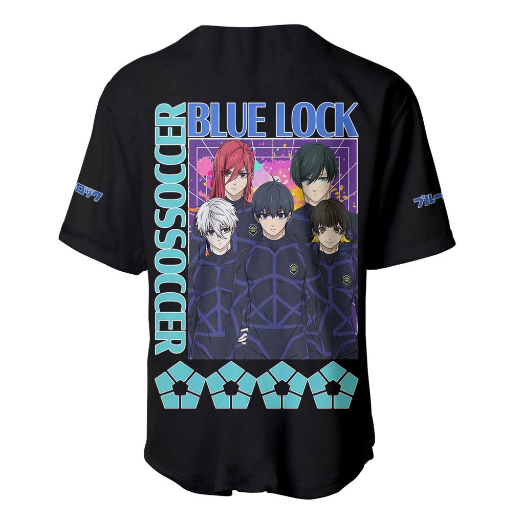 Blue Lock Anime Style Baseball Jersey Blue Lock Anime Style Baseball Jersey