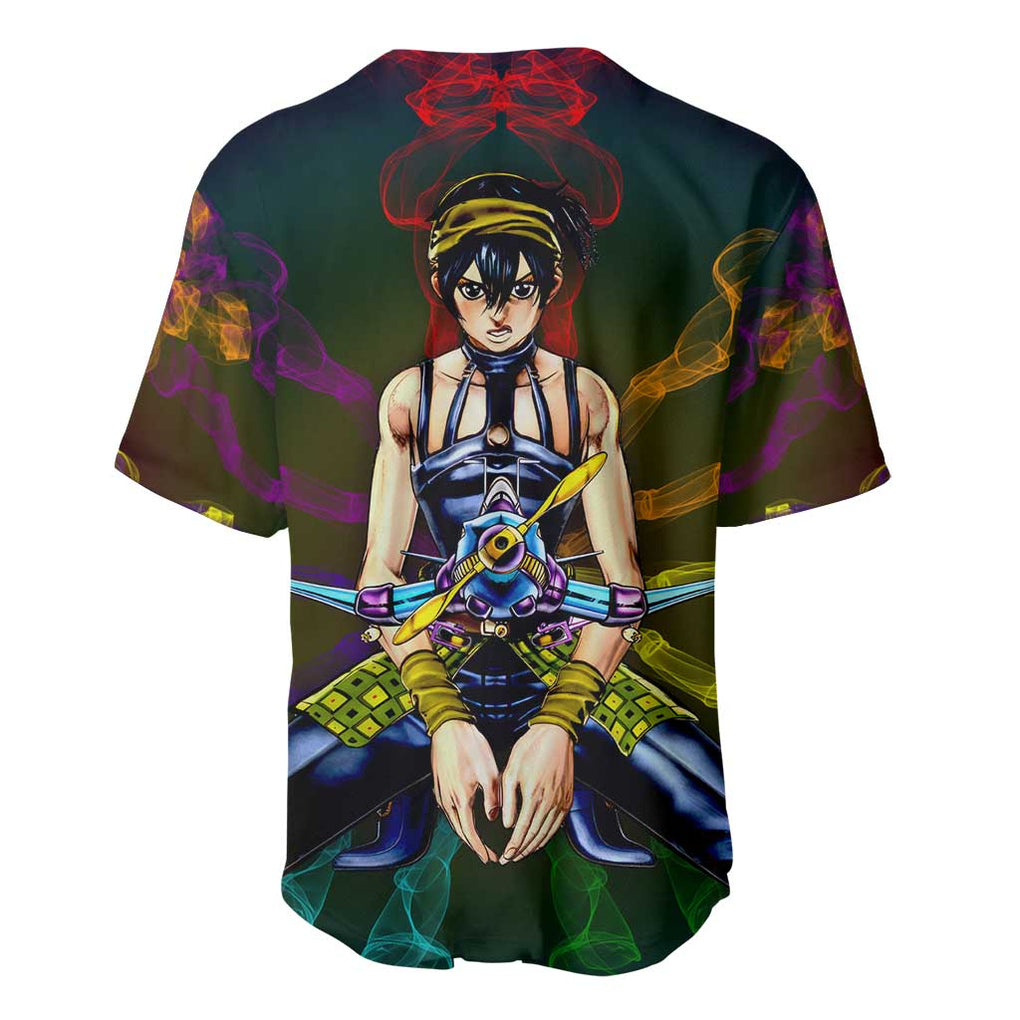 Bomber Jojos Bizarre Trippy Trippy Baseball Jersey Bomber Jojos Bizarre Trippy Trippy Baseball Jersey