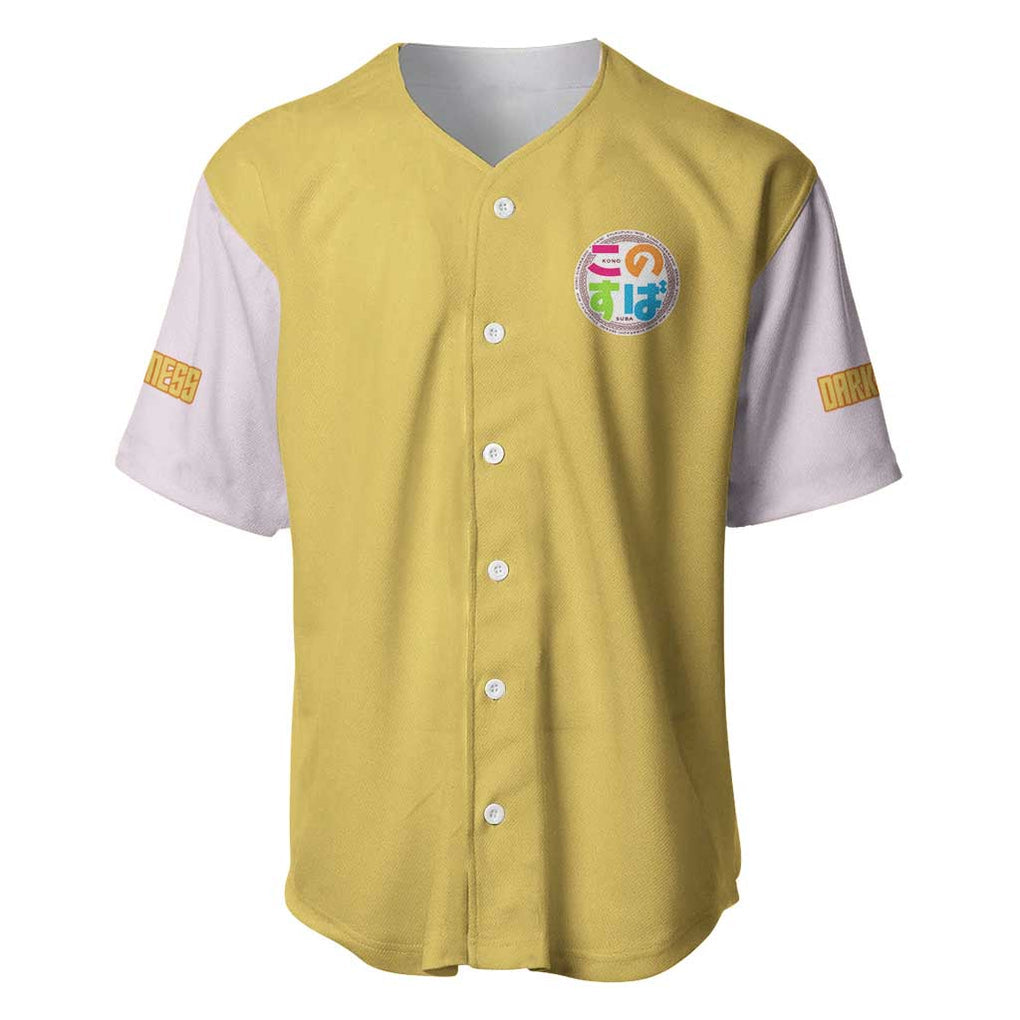 Darkness Konosuba Anime Style Baseball Jersey Darkness Konosuba Anime Style Baseball Jersey