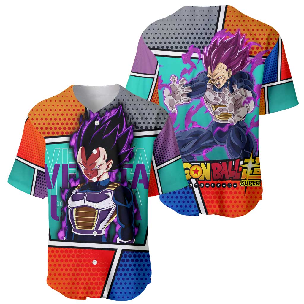 Dragon Ball Anime Style Baseball Jersey Dragon Ball Anime Style Baseball Jersey