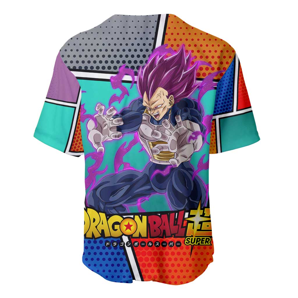 Dragon Ball Anime Style Baseball Jersey Dragon Ball Anime Style Baseball Jersey