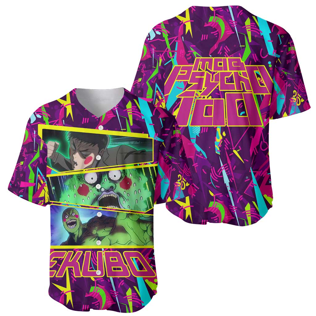 Ekubo Mob Psycho Anime Style Baseball Jersey Ekubo Mob Psycho Anime Style Baseball Jersey