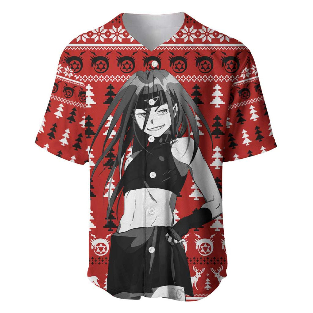 Envy Fullmetal Alchemist Christmas Style Baseball Jersey Envy Fullmetal Alchemist Christmas Style Baseball Jersey