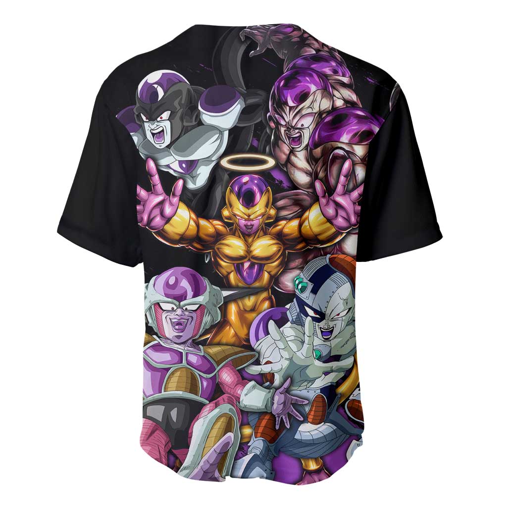 Frieza Dragon Ball Anime Style Baseball Jersey Frieza Dragon Ball Anime Style Baseball Jersey