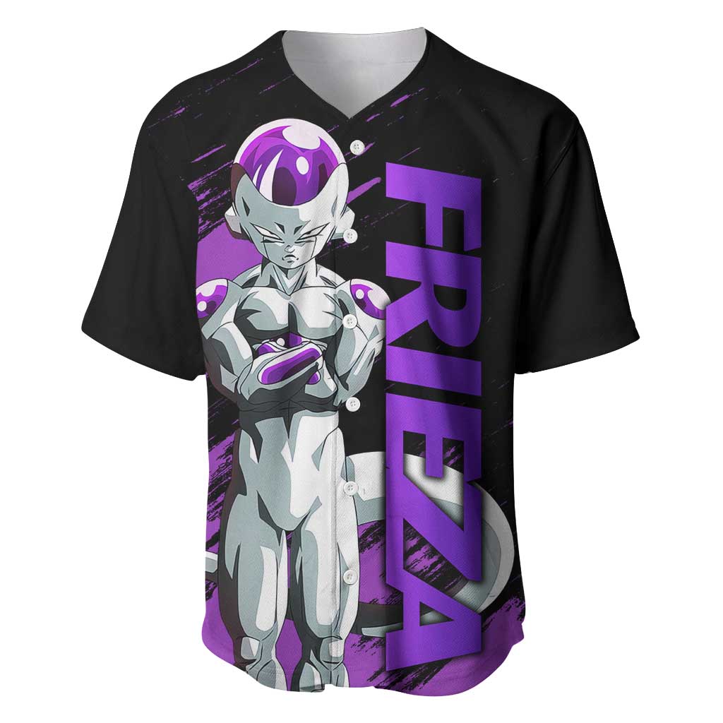 Frieza Dragon Ball Anime Style Baseball Jersey Frieza Dragon Ball Anime Style Baseball Jersey