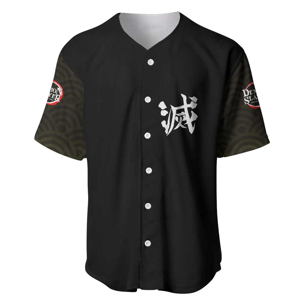 Gyomei Himejima Kimesu Anime Style Baseball Jersey Gyomei Himejima Kimesu Anime Style Baseball Jersey