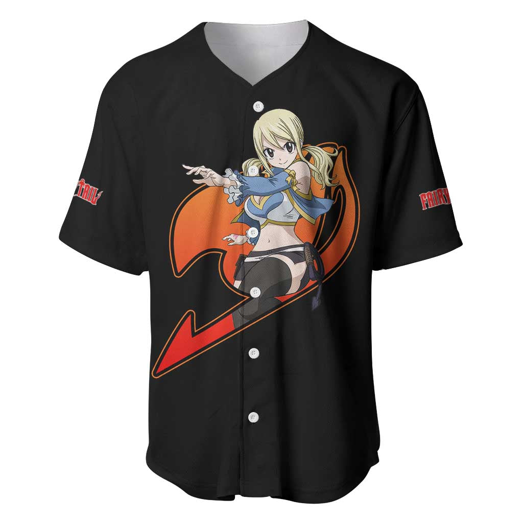 Heartfilia Fairy Tail Anime Style Baseball Jersey Heartfilia Fairy Tail Anime Style Baseball Jersey