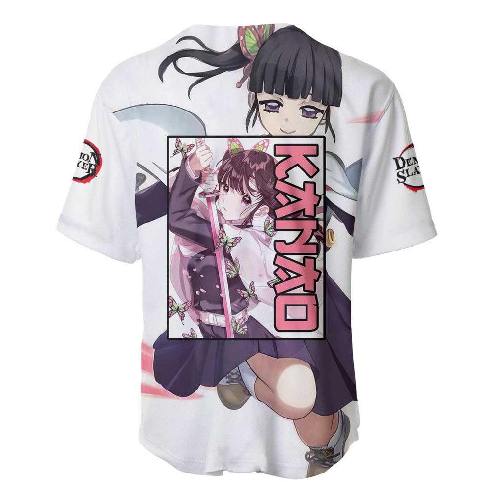 Kanao Demon Slayer Anime Style Baseball Jersey Kanao Demon Slayer Anime Style Baseball Jersey