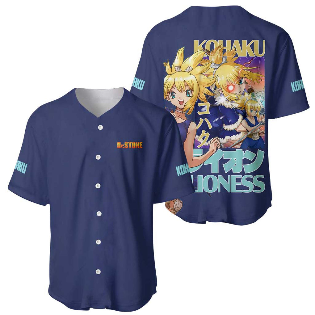 Kohaku Dr Stone Anime Style Baseball Jersey Kohaku Dr Stone Anime Style Baseball Jersey