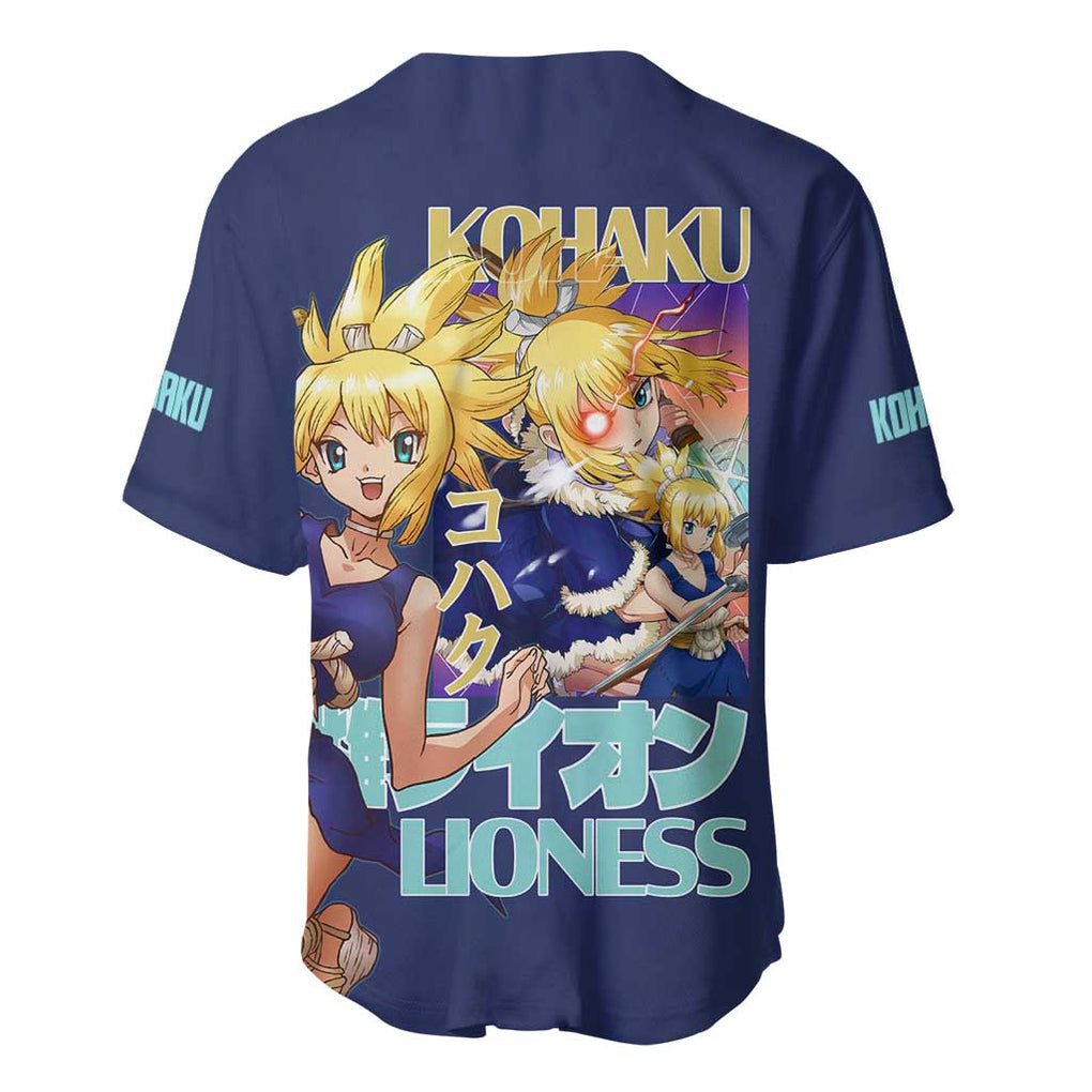 Kohaku Dr Stone Anime Style Baseball Jersey Kohaku Dr Stone Anime Style Baseball Jersey