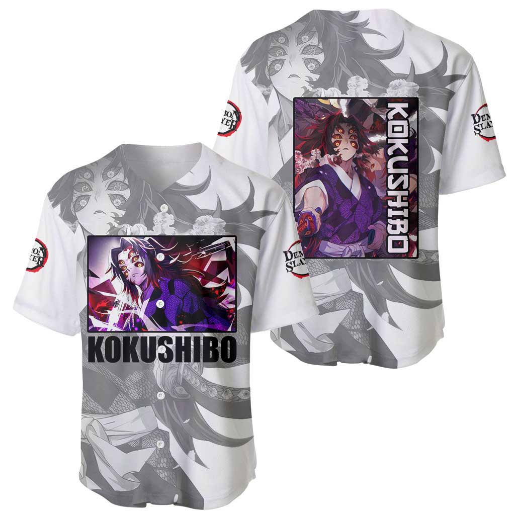 Kokushibo Kimesu No Anime Style Baseball Jersey Kokushibo Kimesu No Anime Style Baseball Jersey