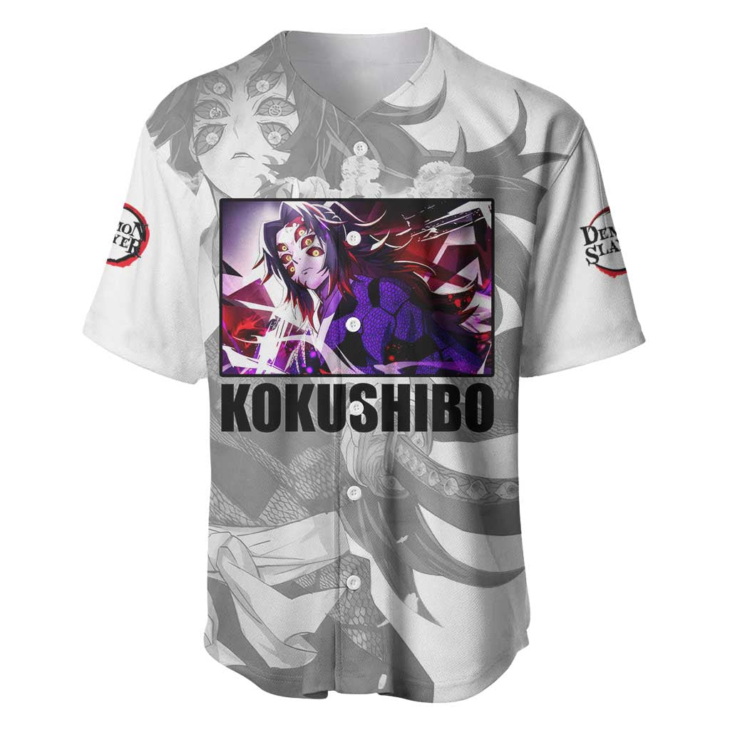 Kokushibo Kimesu No Anime Style Baseball Jersey Kokushibo Kimesu No Anime Style Baseball Jersey