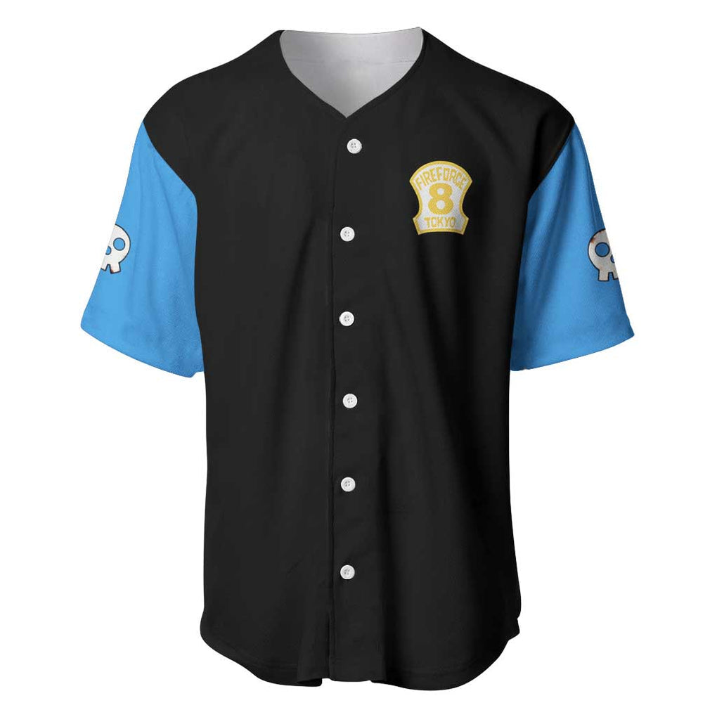 Kotatsu Fire Force Anime Style Baseball Jersey Kotatsu Fire Force Anime Style Baseball Jersey