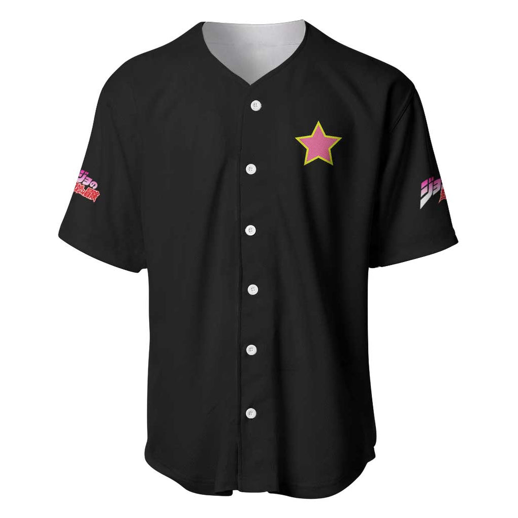 Kujo Jojo Anime Style Baseball Jersey Kujo Jojo Anime Style Baseball Jersey