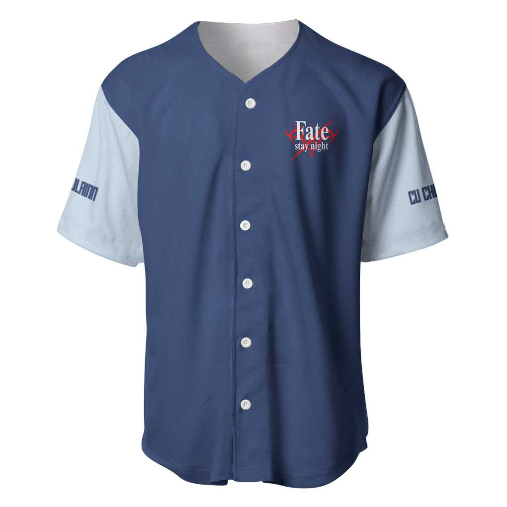 Lancer Fate Stay Anime Style Baseball Jersey Lancer Fate Stay Anime Style Baseball Jersey
