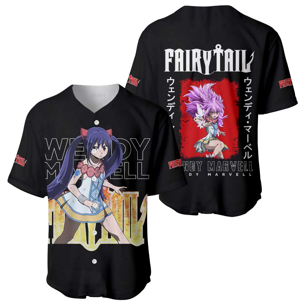 Marvell Fairy Tail Anime Style Baseball Jersey Marvell Fairy Tail Anime Style Baseball Jersey