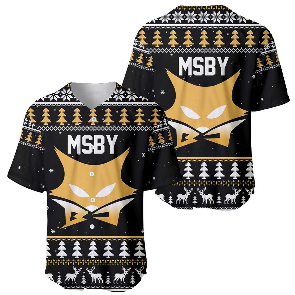 Msby Msby Black Christmas Style Baseball Jersey Msby Msby Black Christmas Style Baseball Jersey