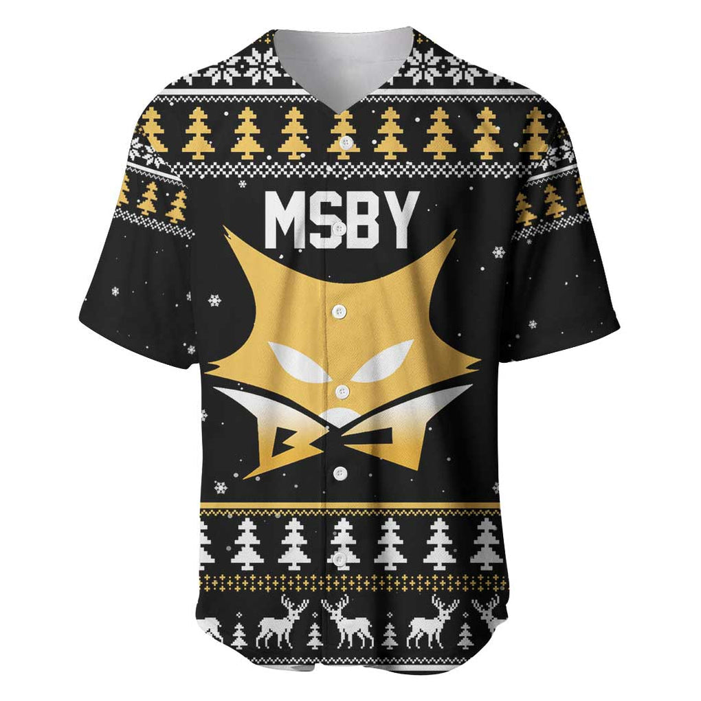 Msby Msby Black Christmas Style Baseball Jersey Msby Msby Black Christmas Style Baseball Jersey