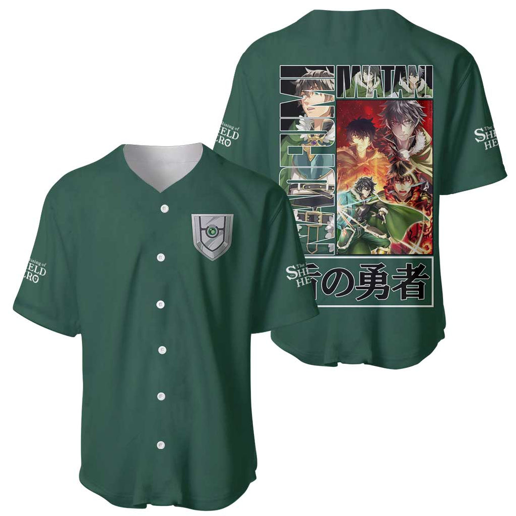 Naofumi Iwatani Rising Anime Style Baseball Jersey Naofumi Iwatani Rising Anime Style Baseball Jersey