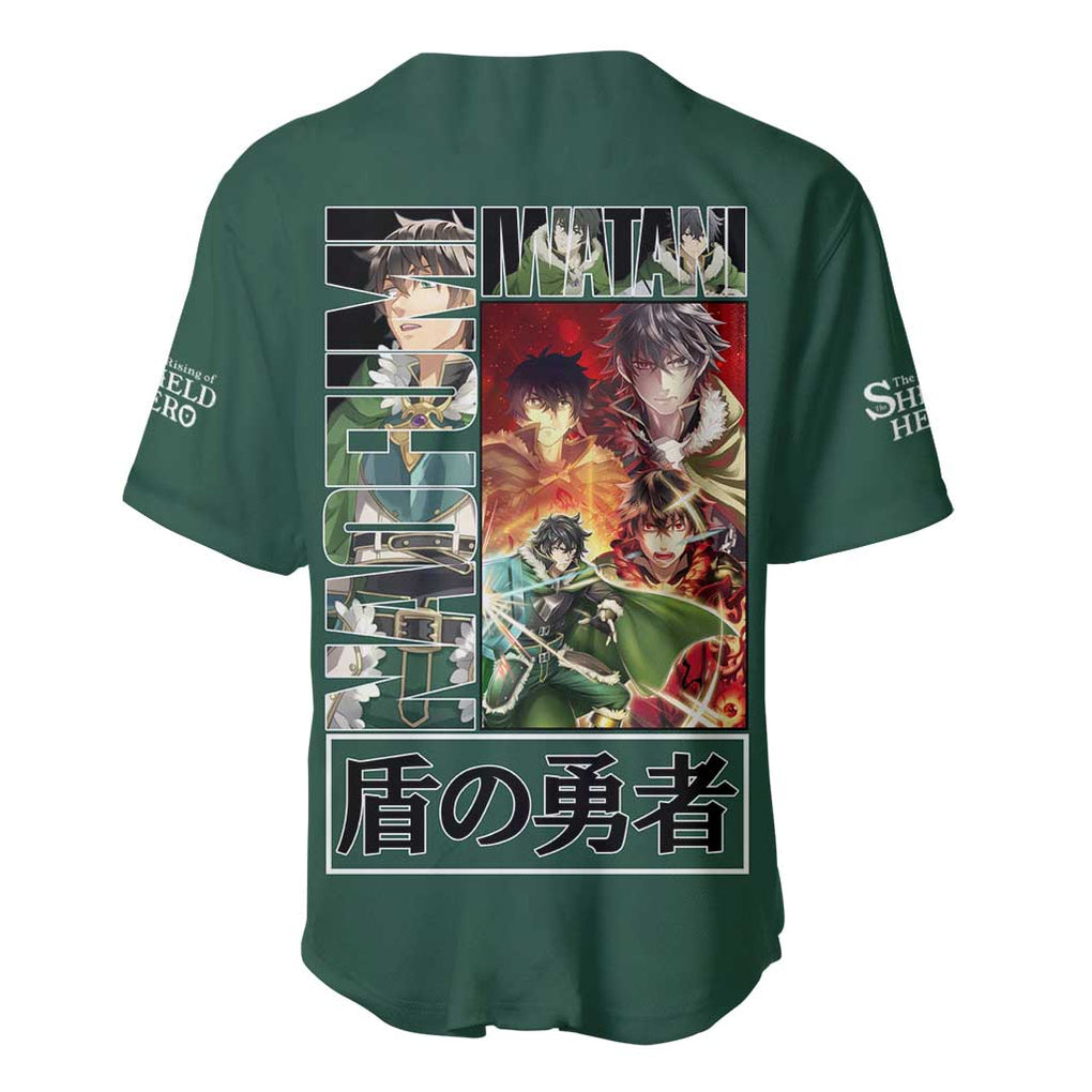 Naofumi Iwatani Rising Anime Style Baseball Jersey Naofumi Iwatani Rising Anime Style Baseball Jersey