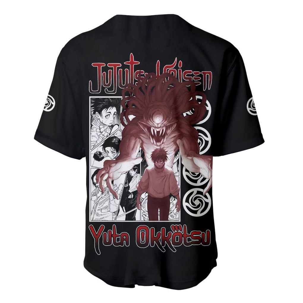 Okkotsu Jujutsu Kaisen Anime Style Baseball Jersey Okkotsu Jujutsu Kaisen Anime Style Baseball Jersey