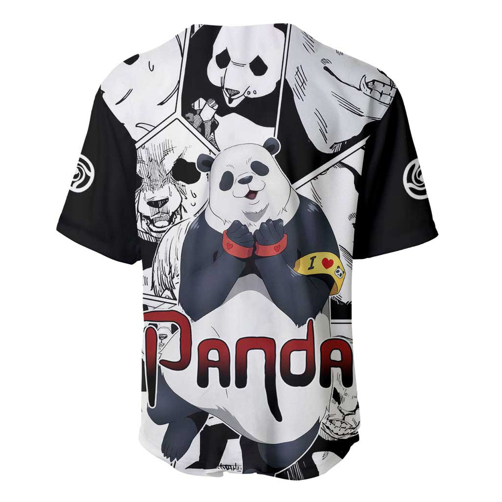 Panda Jujutsu Kaisen Anime Style Baseball Jersey Panda Jujutsu Kaisen Anime Style Baseball Jersey