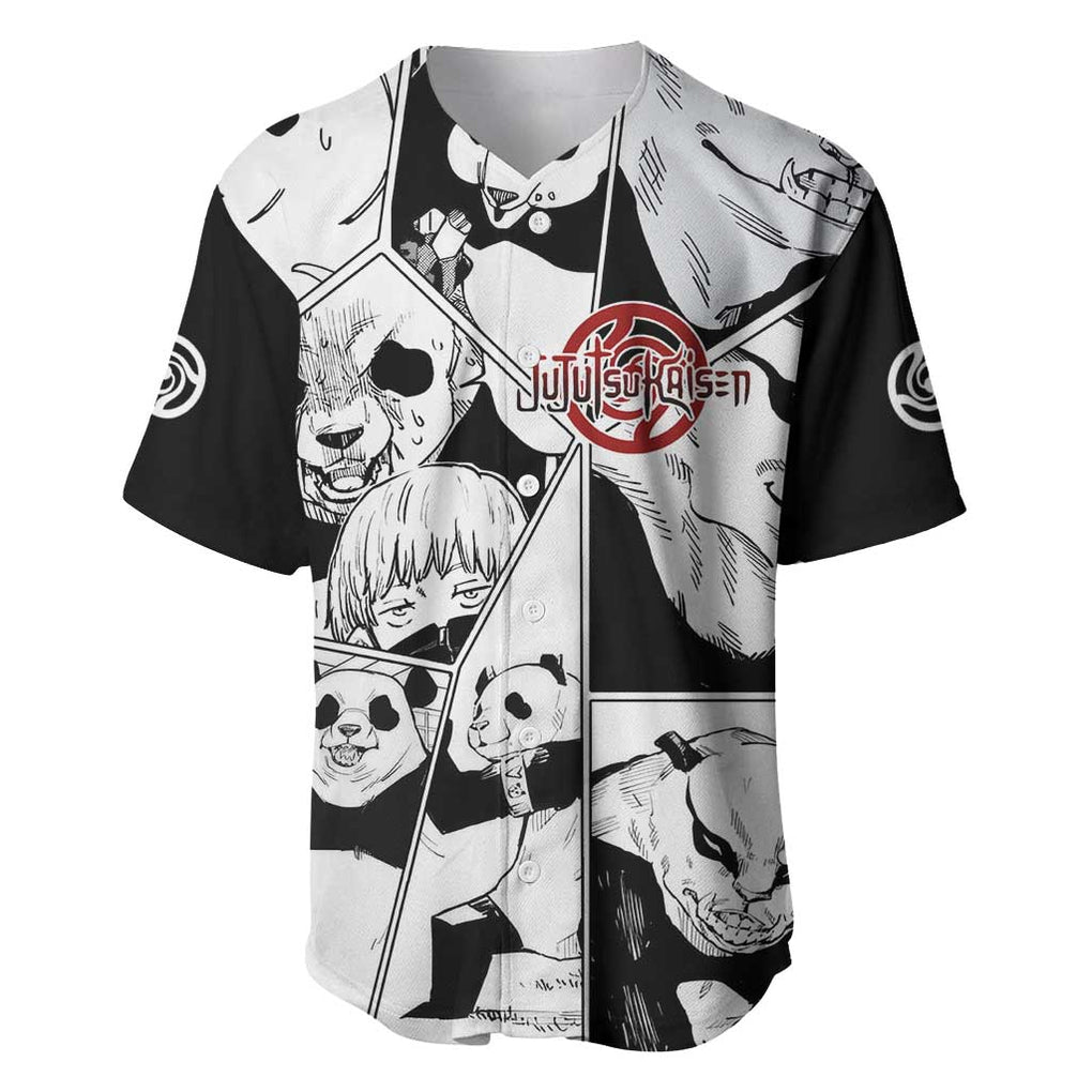 Panda Jujutsu Kaisen Anime Style Baseball Jersey Panda Jujutsu Kaisen Anime Style Baseball Jersey