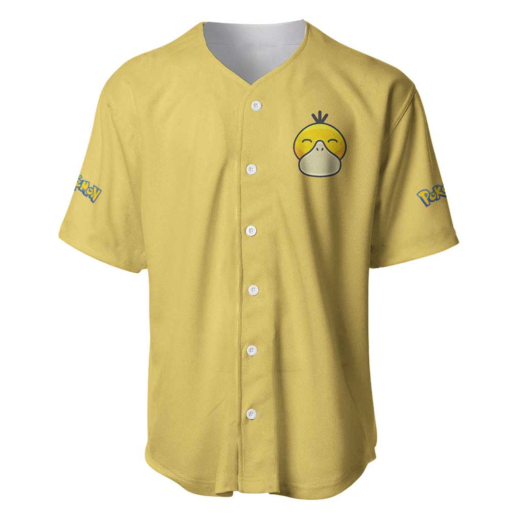 Psyduck Poke Cute Style Baseball Jersey Psyduck Poke Cute Style Baseball Jersey