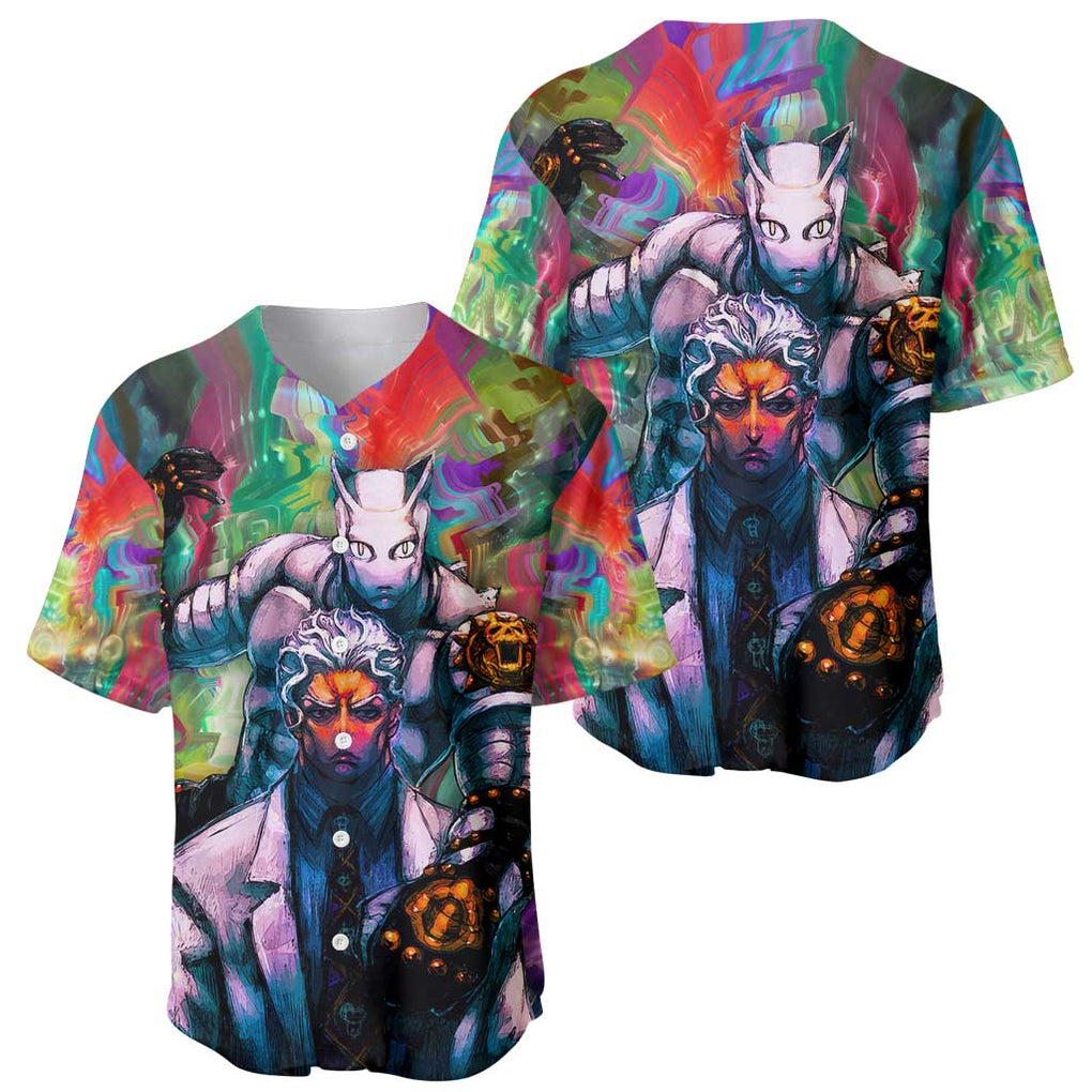 Queen Jojos Bizarre Trippy Trippy Baseball Jersey Queen Jojos Bizarre Trippy Trippy Baseball Jersey