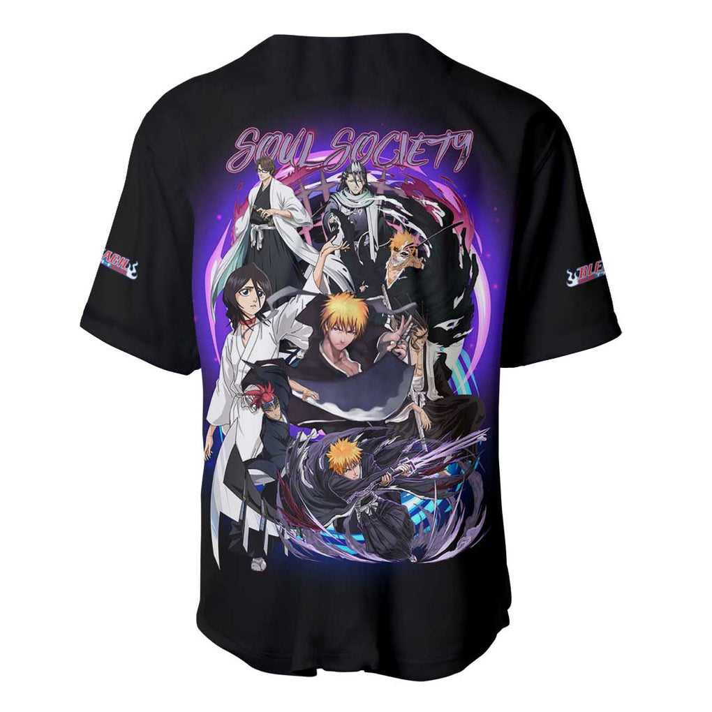 Rescue Bleach Anime Style Baseball Jersey Rescue Bleach Anime Style Baseball Jersey