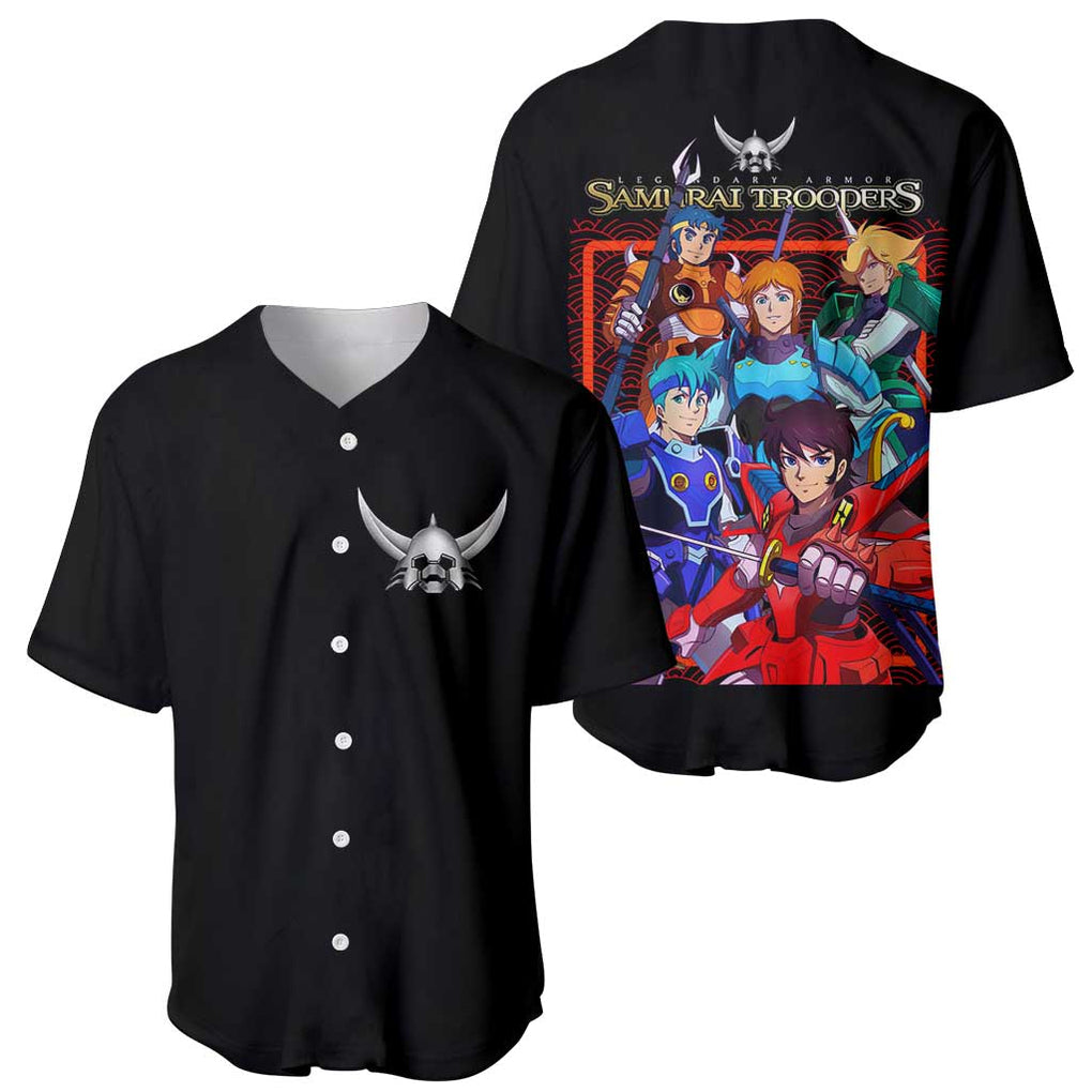 Ronin Warriors Anime Style Baseball Jersey Ronin Warriors Anime Style Baseball Jersey