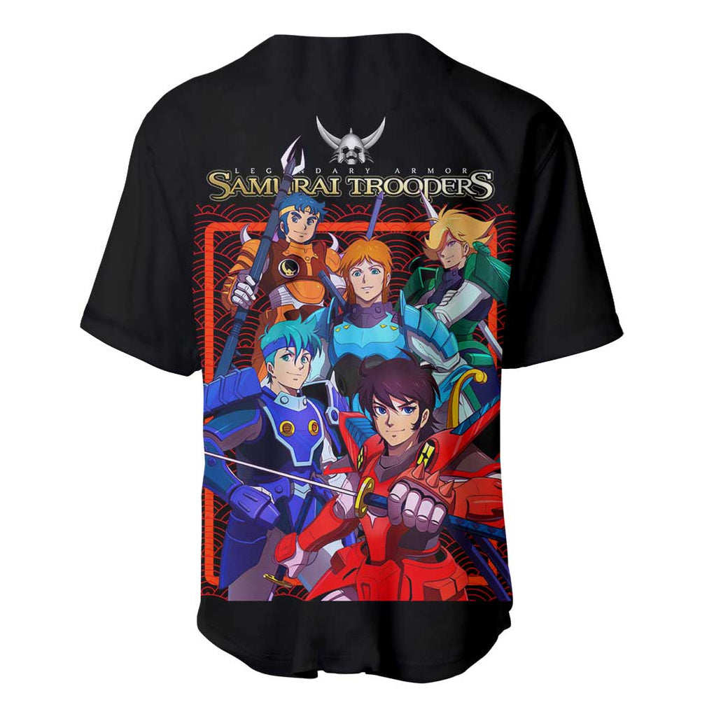 Ronin Warriors Anime Style Baseball Jersey Ronin Warriors Anime Style Baseball Jersey