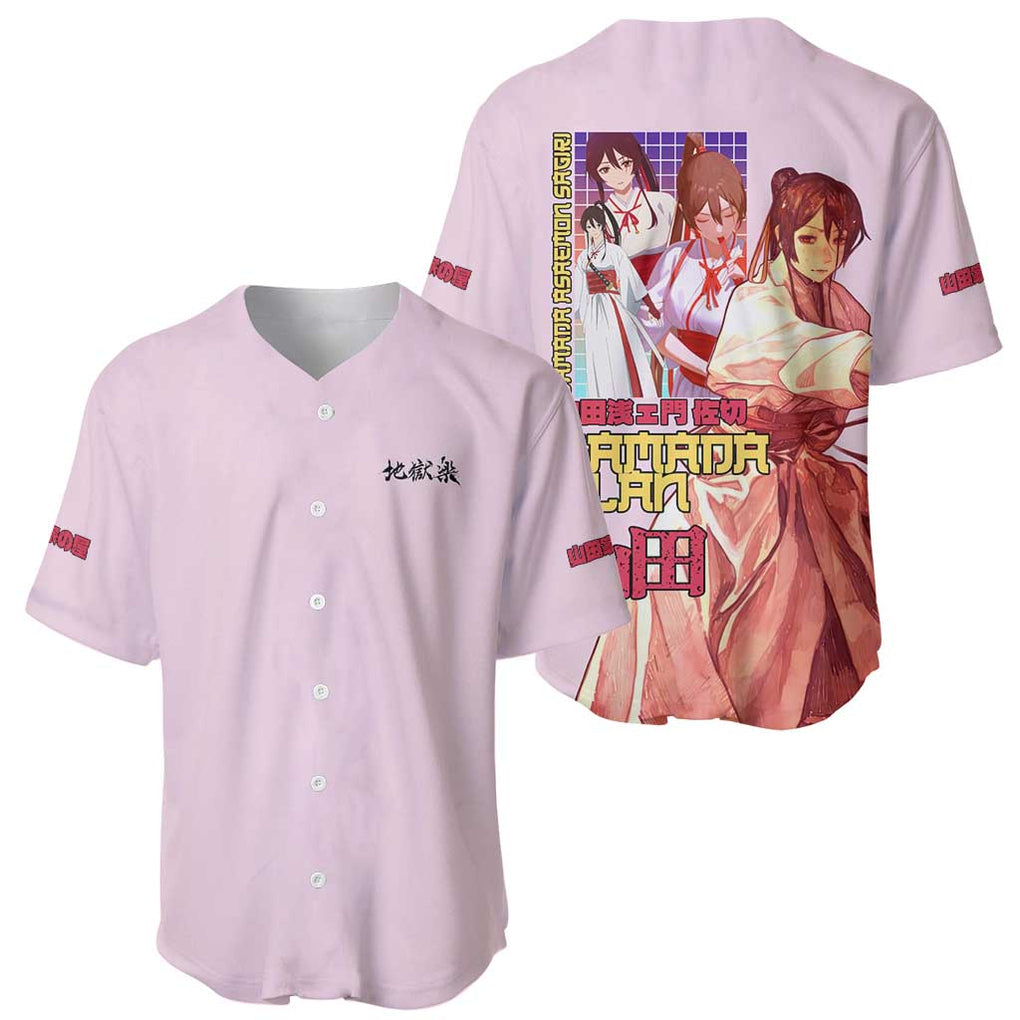 Sagiri Hells Paradise Anime Style Baseball Jersey Sagiri Hells Paradise Anime Style Baseball Jersey
