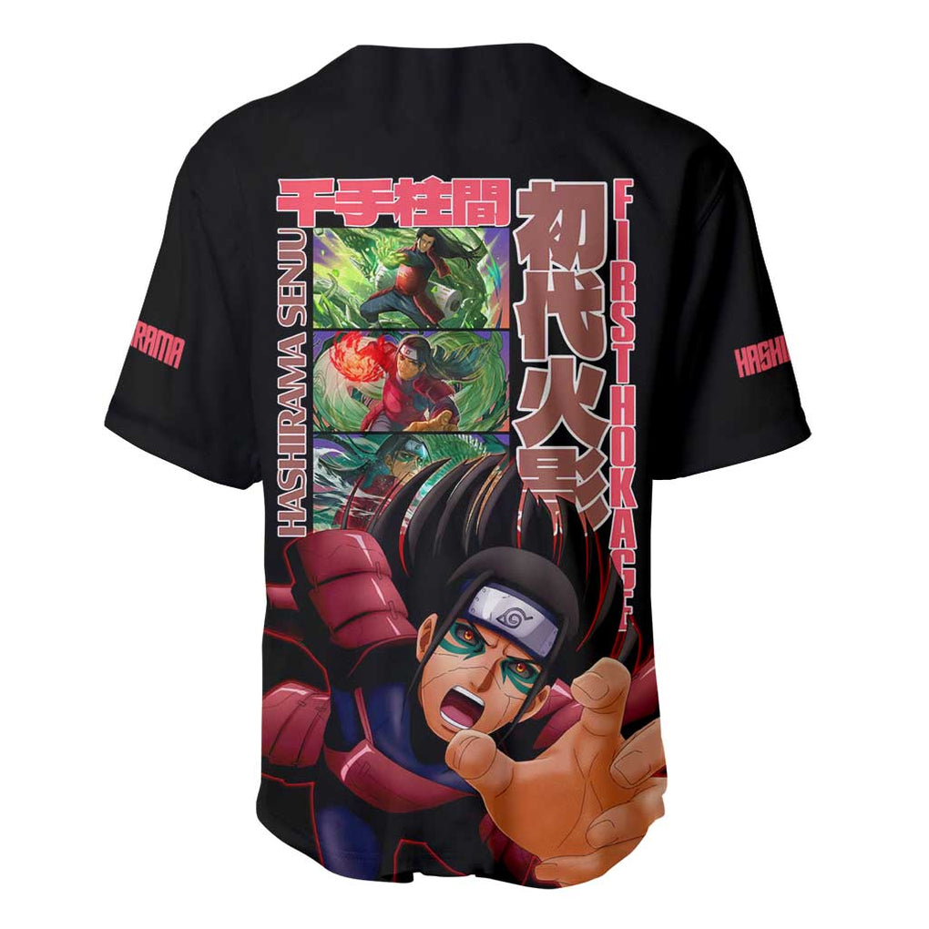 Senju Naruto Anime Style Baseball Jersey Senju Naruto Anime Style Baseball Jersey