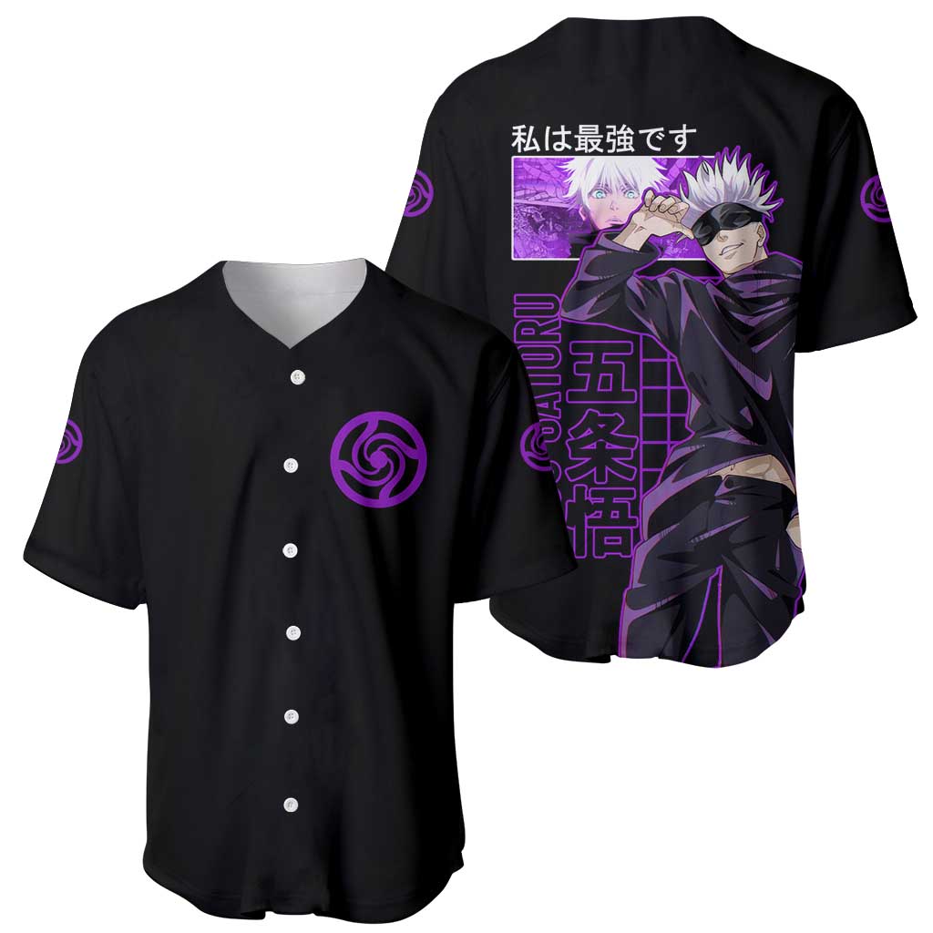 Sensei Jujutsu Kaisen Anime Style Baseball Jersey Sensei Jujutsu Kaisen Anime Style Baseball Jersey