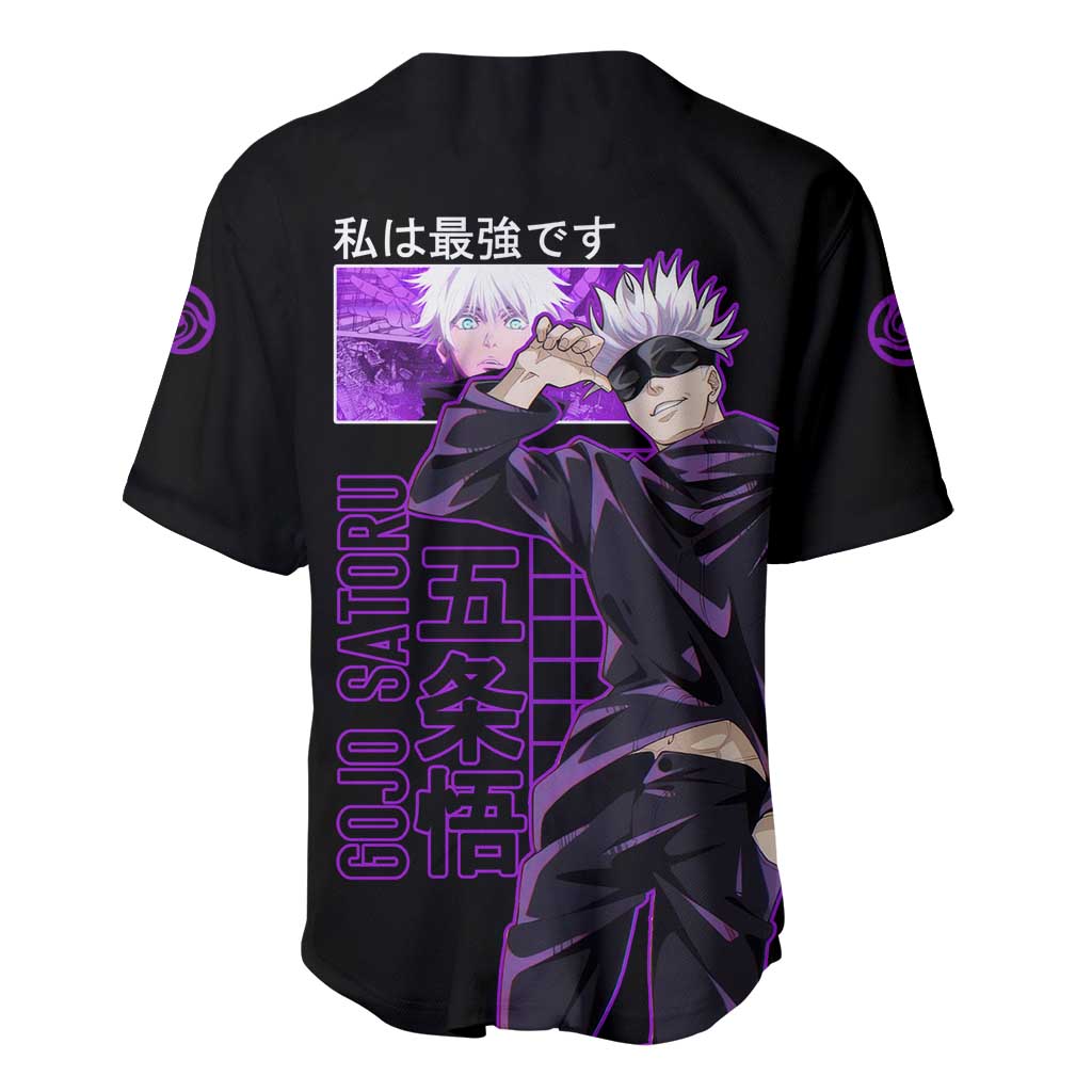 Sensei Jujutsu Kaisen Anime Style Baseball Jersey Sensei Jujutsu Kaisen Anime Style Baseball Jersey
