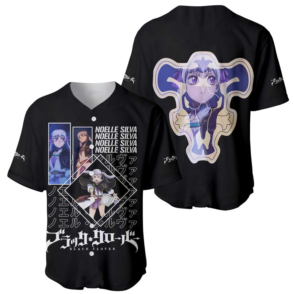 Silva Black Clover Anime Style Baseball Jersey Silva Black Clover Anime Style Baseball Jersey