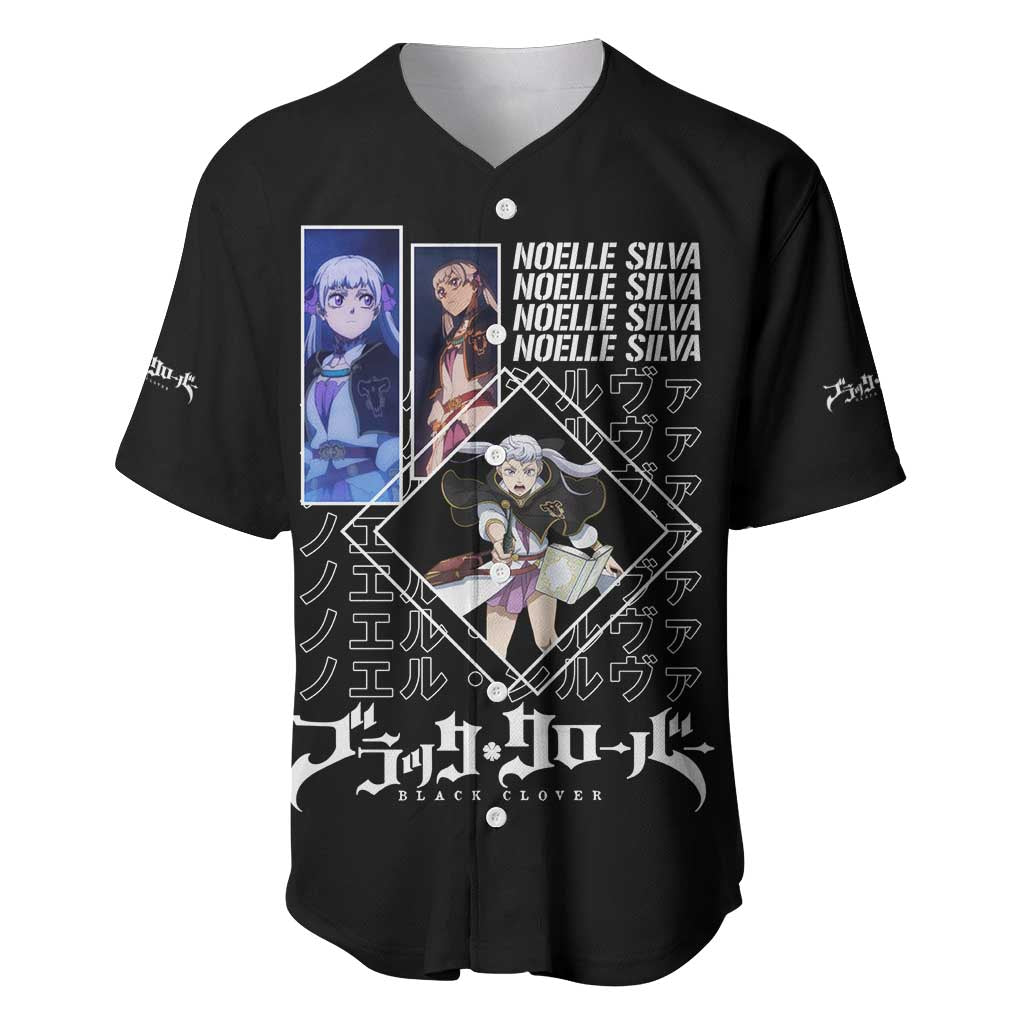 Silva Black Clover Anime Style Baseball Jersey Silva Black Clover Anime Style Baseball Jersey