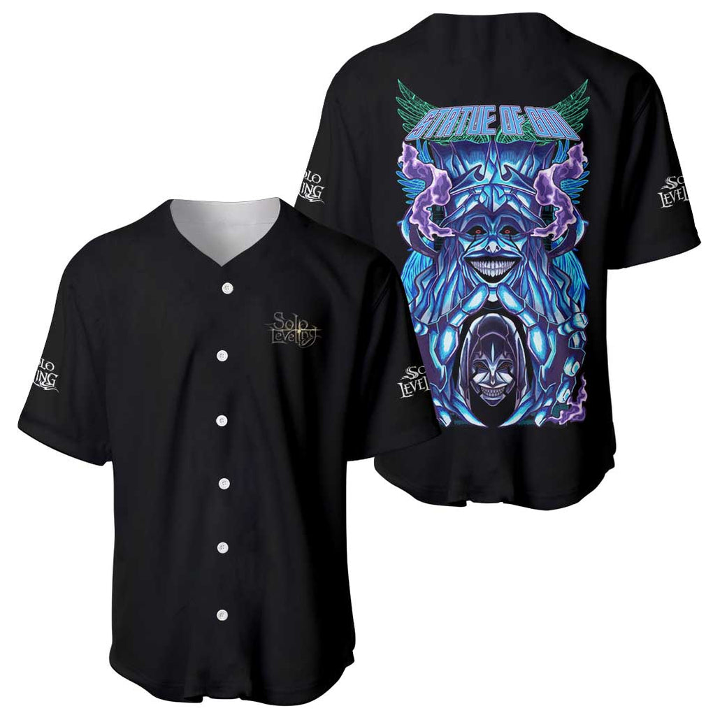Statue Of God Anime Style Baseball Jersey Statue Of God Anime Style Baseball Jersey
