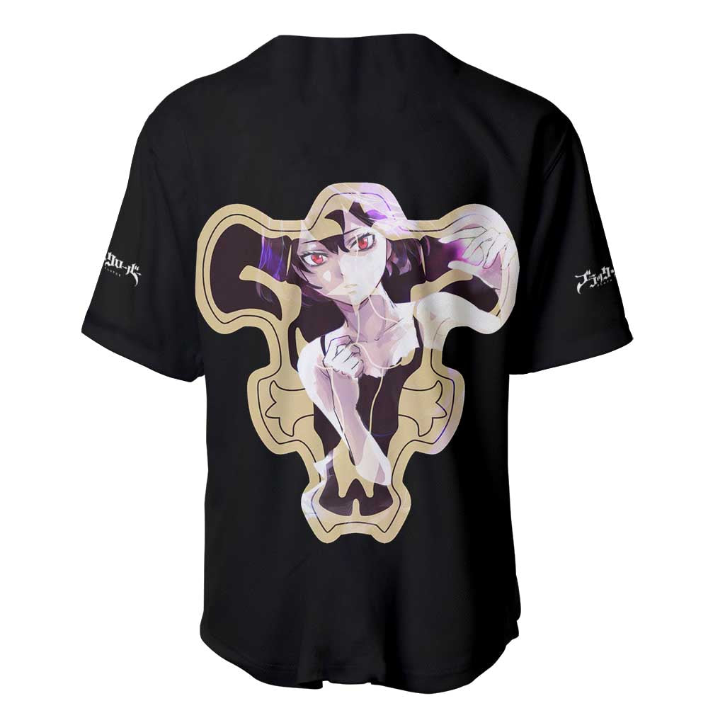 Swallowtail Black Clover Anime Style Baseball Jersey Swallowtail Black Clover Anime Style Baseball Jersey