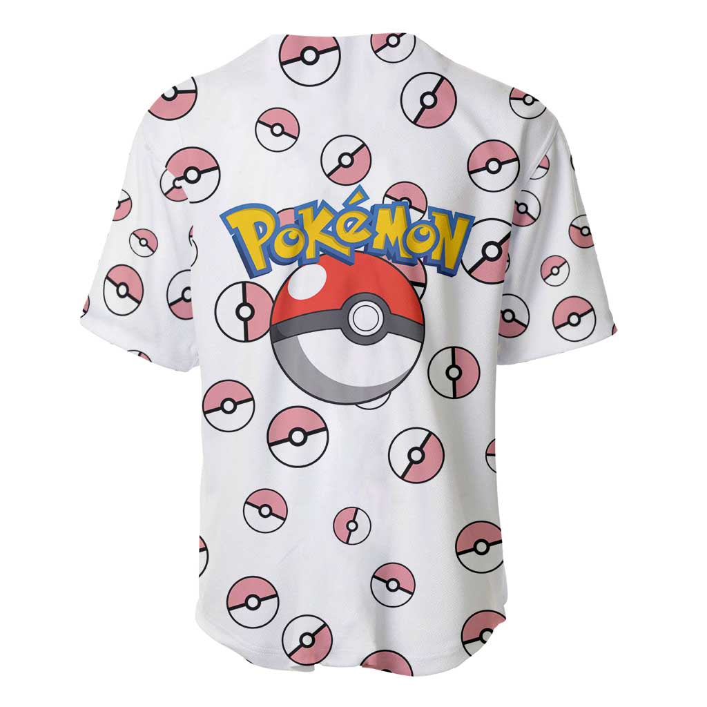 Sylveon Poke Anime Style Baseball Jersey Sylveon Poke Anime Style Baseball Jersey