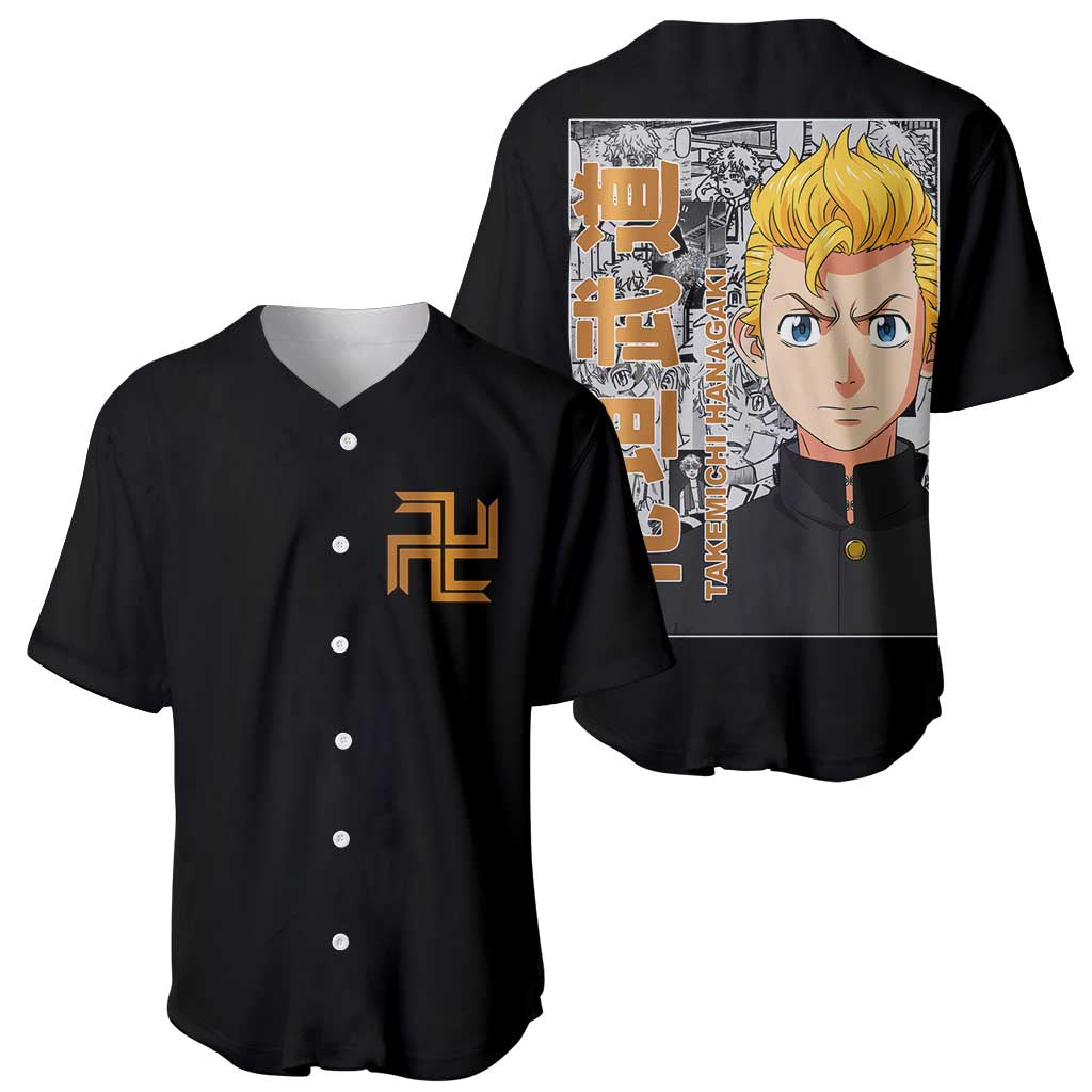 Takemichi Tokyo Revengers Anime Style Baseball Jersey Takemichi Tokyo Revengers Anime Style Baseball Jersey