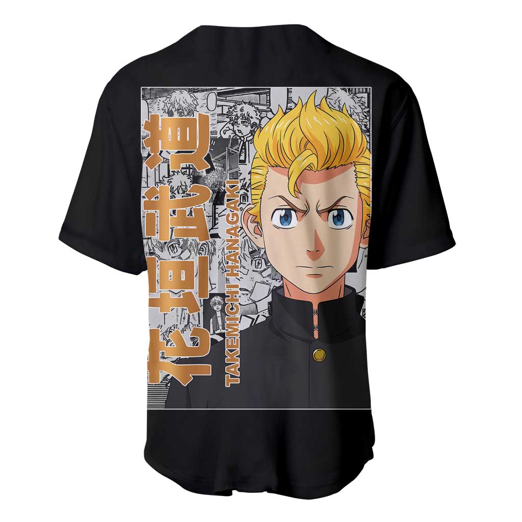 Takemichi Tokyo Revengers Anime Style Baseball Jersey Takemichi Tokyo Revengers Anime Style Baseball Jersey