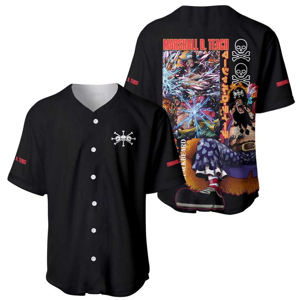 Teach One Piece Anime Style Baseball Jersey Teach One Piece Anime Style Baseball Jersey