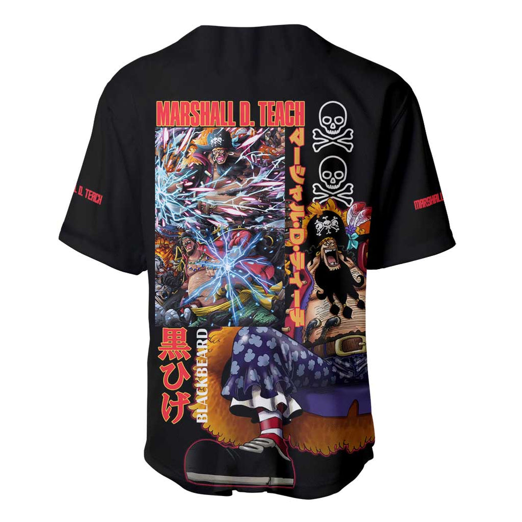 Teach One Piece Anime Style Baseball Jersey Teach One Piece Anime Style Baseball Jersey