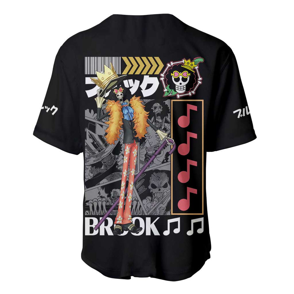Team One Piece Anime Style Baseball Jersey Team One Piece Anime Style Baseball Jersey