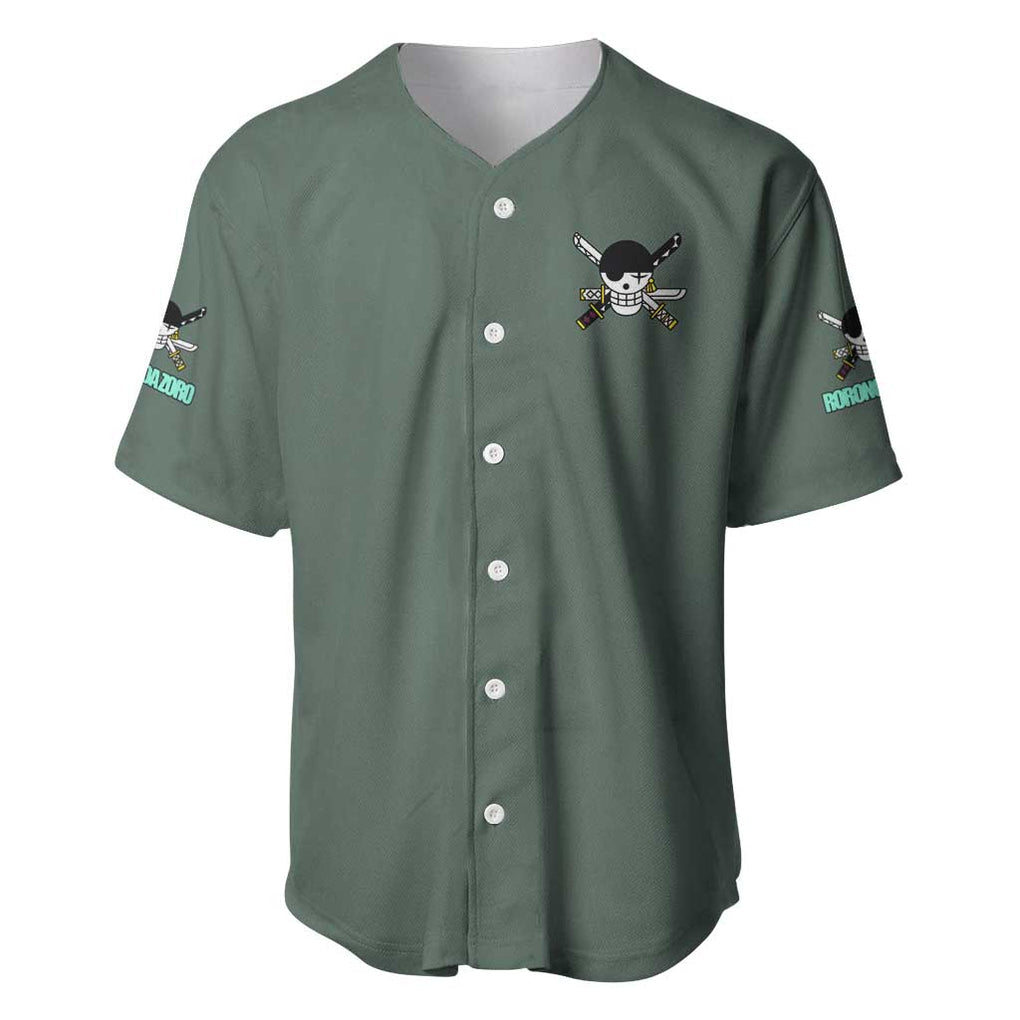 Team One Piece Anime Style Baseball Jersey_2 Team One Piece Anime Style Baseball Jersey_2
