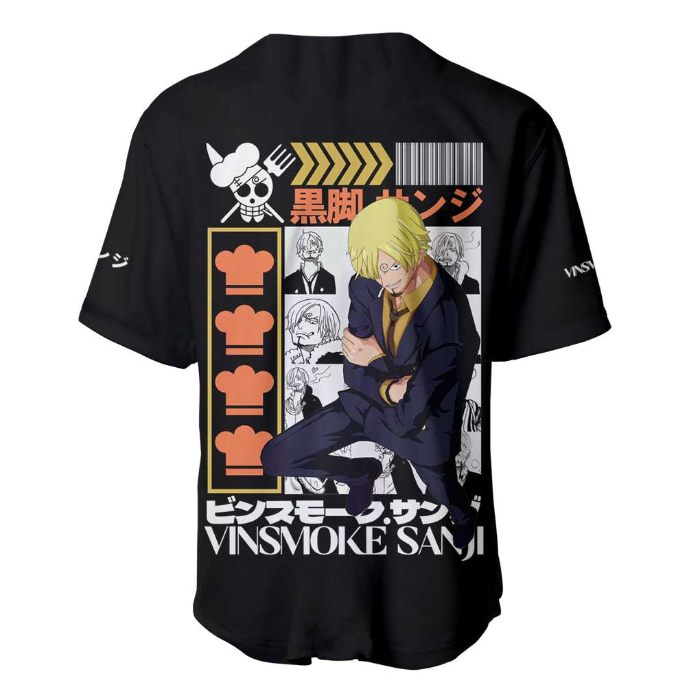 Team One Piece Anime Style Baseball Jersey_4 Team One Piece Anime Style Baseball Jersey_4