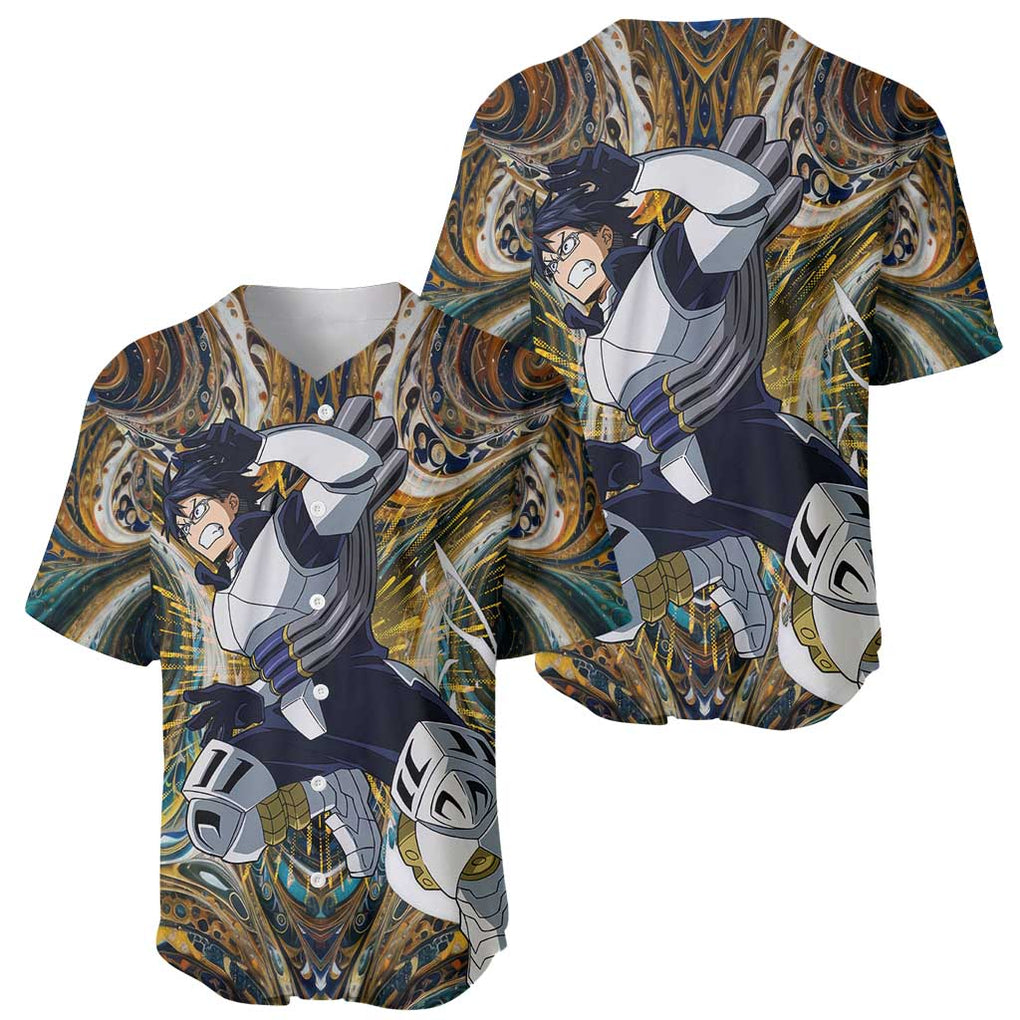 Tenya My Hero Trippy Trippy Baseball Jersey Tenya My Hero Trippy Trippy Baseball Jersey