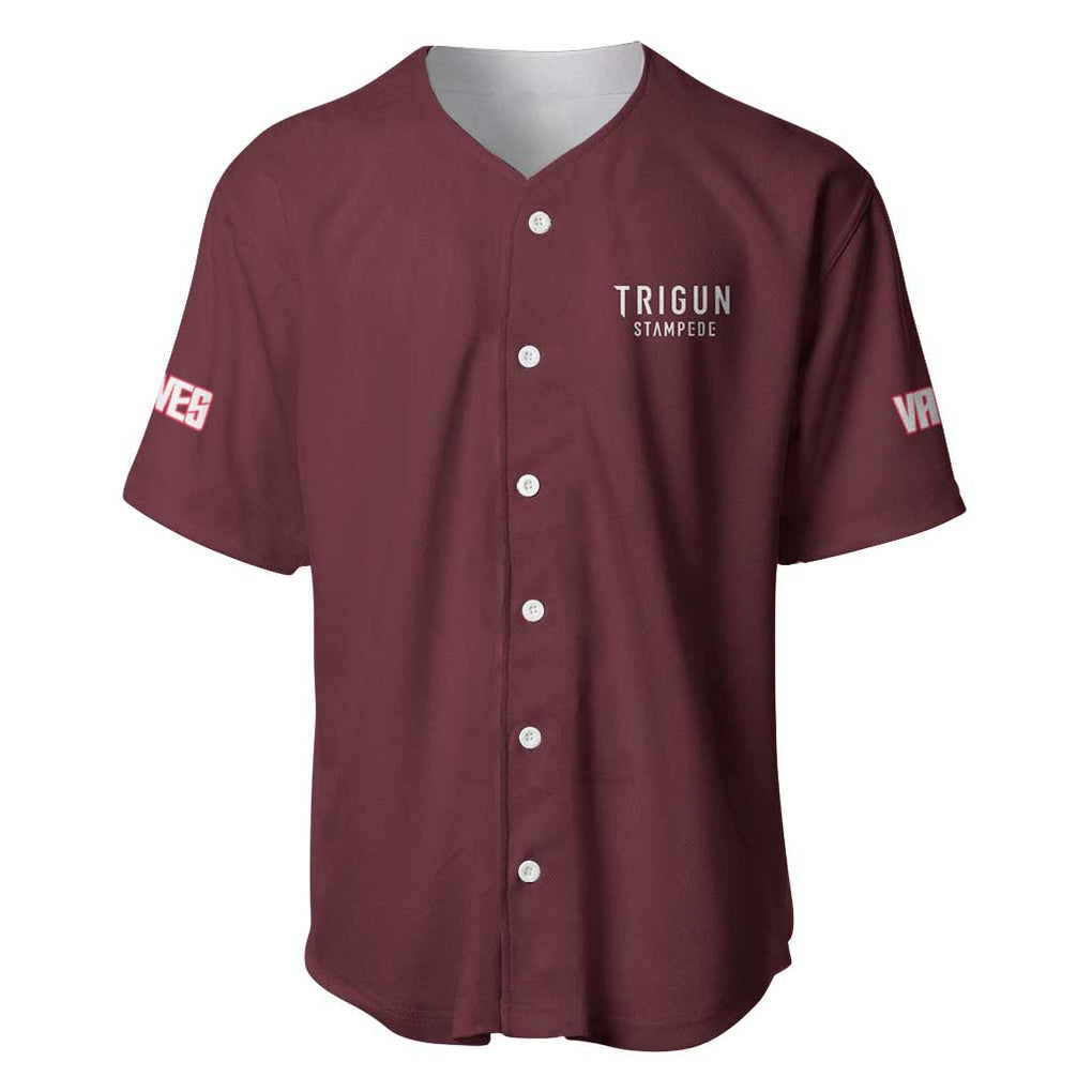 Trigun Stampede Anime Style Baseball Jersey Trigun Stampede Anime Style Baseball Jersey